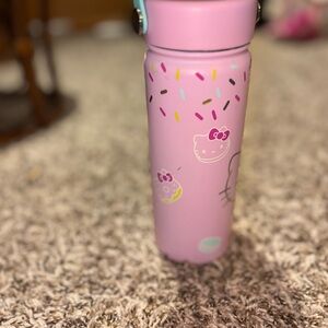 Hello Kitty Sprinkle Design Pink Bottle